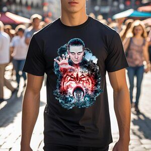 Stranger Things watercolor Eleven Graphic T-shirt